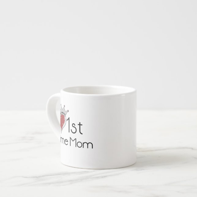 Tasse Expresso Princess Heart 1st Time Maman Dons (Devant gauche)