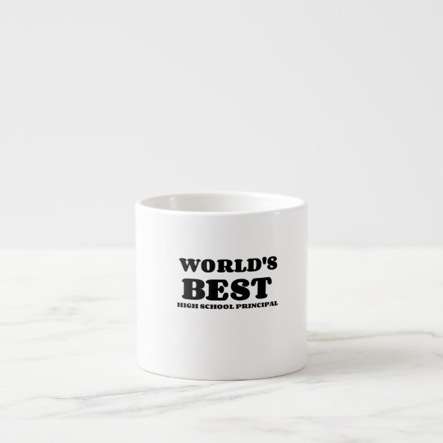 TASSE EXPRESSO PRINCIPAL DE LA MEILLEURE ÉCOLE DU MONDE (Devant)