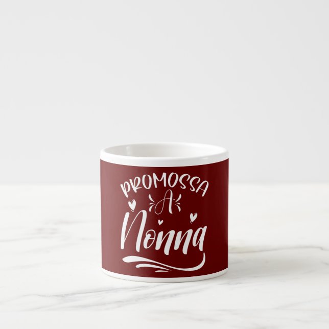 Tasse Expresso Promossa A Nonna Grossesse italienne de grand-mère (Devant)