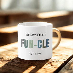 Tasse Expresso Promu à FUN-CLE EST 2025   Funny Personnalisé