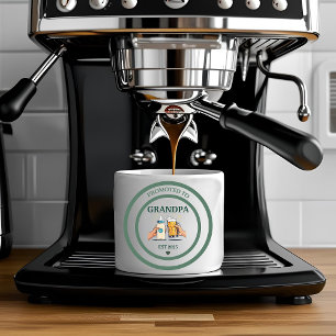 Tasse Expresso Promu à Grandpa Est. 2025