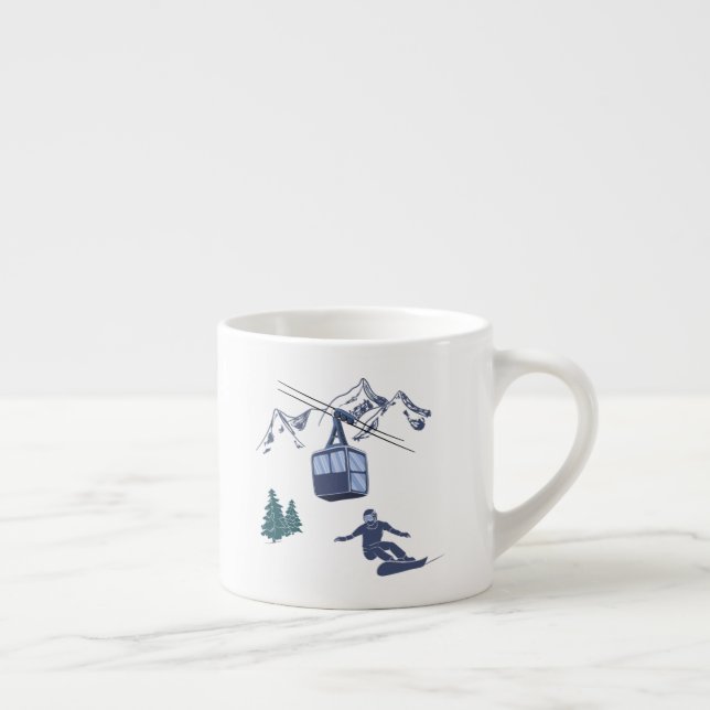 Tasse Expresso Puissance du snowboard pour le peuple Station de s (Droite)