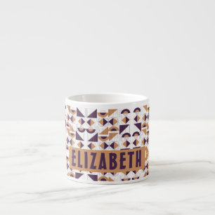 Tasse Expresso Purple and gold Aesthetic abstract