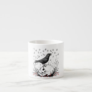 Tasse Expresso Raven chante la chanson de la mort sur