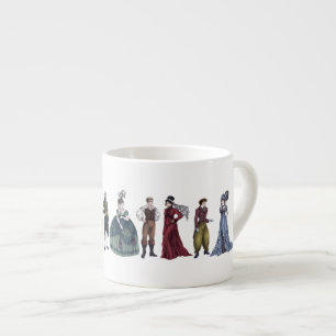 Tasse Expresso Regency Fashion Jane Austen Espresso ou Tea Mug