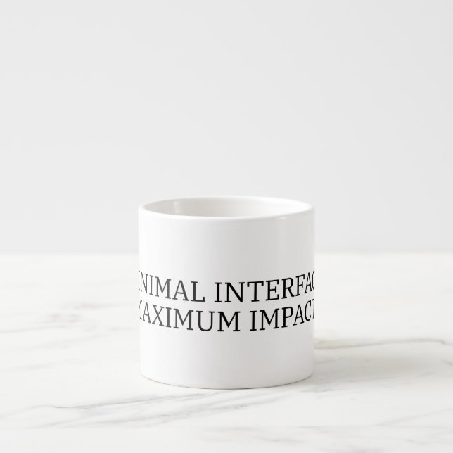 Tasse Expresso Réinitialisation concentrée | Interface tactique m (Devant)