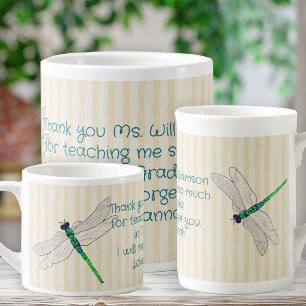 Tasse Expresso Remerciements Enseignant Message De L'Élève