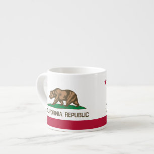 Tasse Expresso République de Californie (Drapeau de l'État)