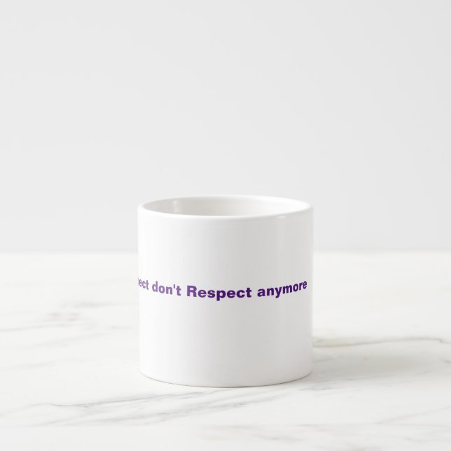 Tasse Expresso Respect (Devant)
