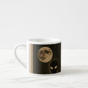 Tasse Expresso Retro Alien Rencontre
