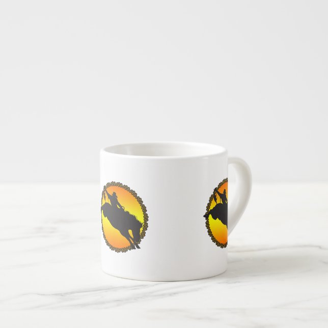 Tasse Expresso Ride Bronc (Devant droit)