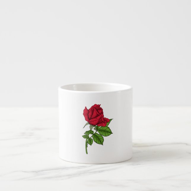 Tasse Expresso Rouge (Devant)