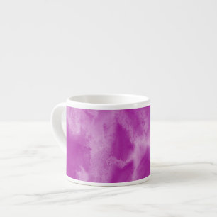 Tasse Expresso sans couture pourpre d'aquarelle de texture