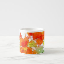 Scarlet Nasturtiums Espresso Mug
