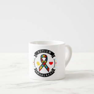 Tasse Expresso Sensibilisation sur l'autisme-Espresso Mug