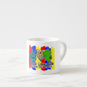 Tasse Expresso Sensibilisation sur l'autisme-Espresso Mug