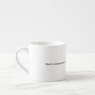 Tasse Expresso Shakespeare Summer Quote Decor For Home