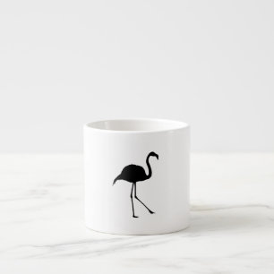 Tasse Expresso Silhouette de Flamant rose