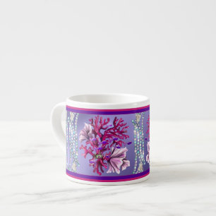 Tasse Expresso Sirène de mer violette