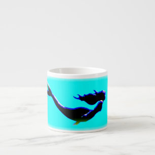 Tasse Expresso sirènes sous-marines super