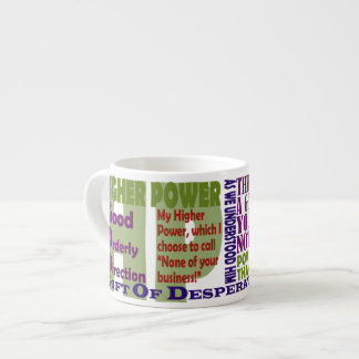 Tasse Expresso Slogans de puissance 12 pas plus haut