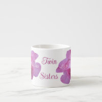 Soeurs jumelles mignonnes Gemini joli rose roses f