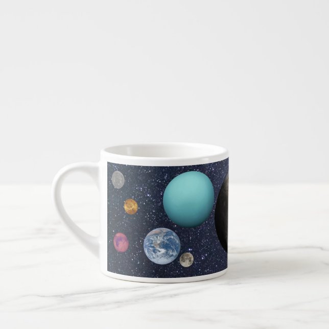 Tasse Expresso Solar system planets (Gauche)
