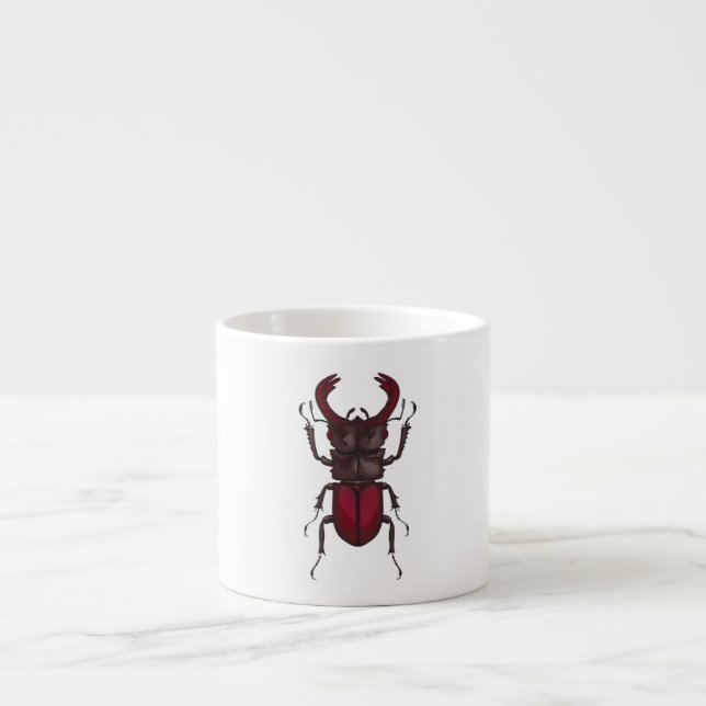 Tasse Expresso Stag beetle (Devant)