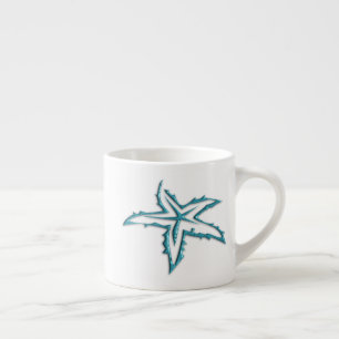 Tasse Expresso Starfish turquoise