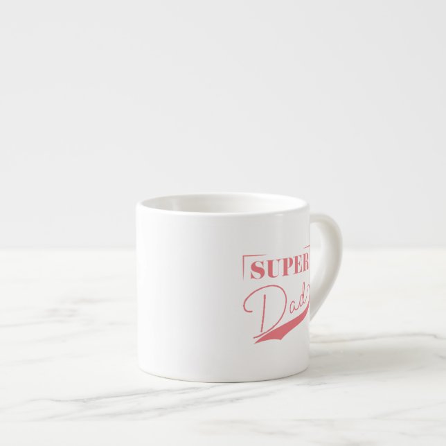 Tasse Expresso Super papa (Devant droit)