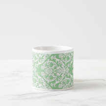 Superbe motif de Damas blanc
