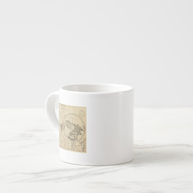 Tasse Expresso Surface de terre du monde (Devant gauche)