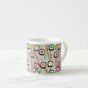 Tasse Expresso Sushi Motif
