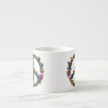 Symbole de paix de papillon