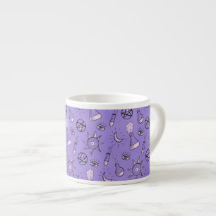 Tasse Expresso Symboles occultes de cuisine Motif - Magie mystiqu