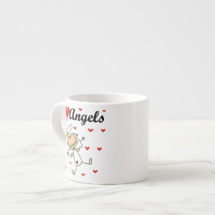 Tasse Expresso T-shirts et Cadeaux J'Aime les Anges