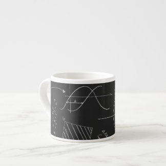 Tasse Expresso Tableau noir de maths