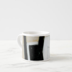 Tasse Expresso Tableau noir et blanc Abstrait