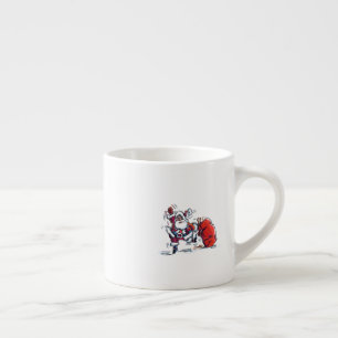Tasse Expresso Tapis expresso gauche Père Noël en colère