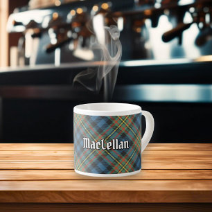 Tasse Expresso Tartan ancien du clan MacLellan