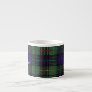 Tasse Expresso Tartan d'écossais de plaid de chasse de clan de
