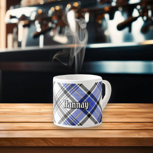 Tasse Expresso Tartan du clan Hannay