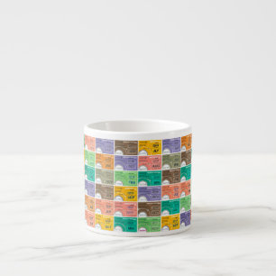 Tasse Expresso Ticket de train Montage