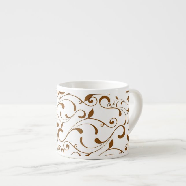 Tasse Expresso Tourbillons Espresso Brown (Devant droit)