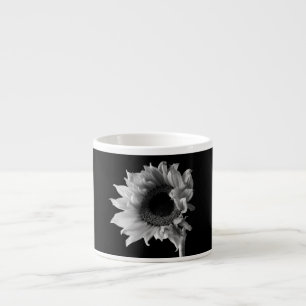 Tasse Expresso Tournesol - Photographie en noir et blanc
