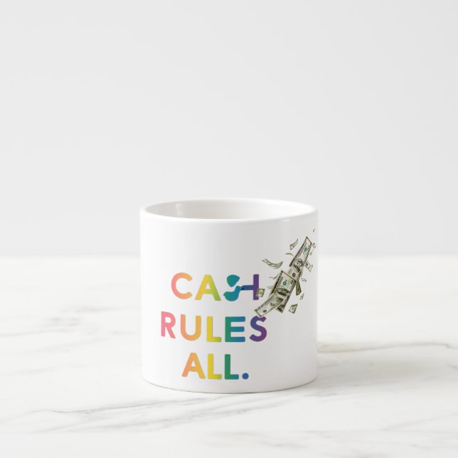 Tasse Expresso Toutes les règles de trésorerie (Devant)