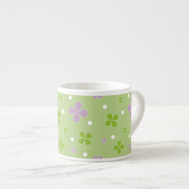 Tasse Expresso Trèfle (Devant droit)