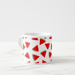 Tasse Expresso Triangles à motif pastèque