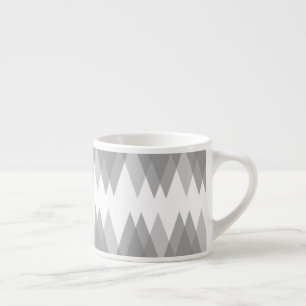Tasse Expresso Triangles gris