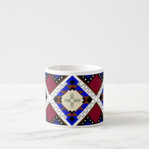 Tasse Expresso Tribal, Bonheur, Zia amérindienne